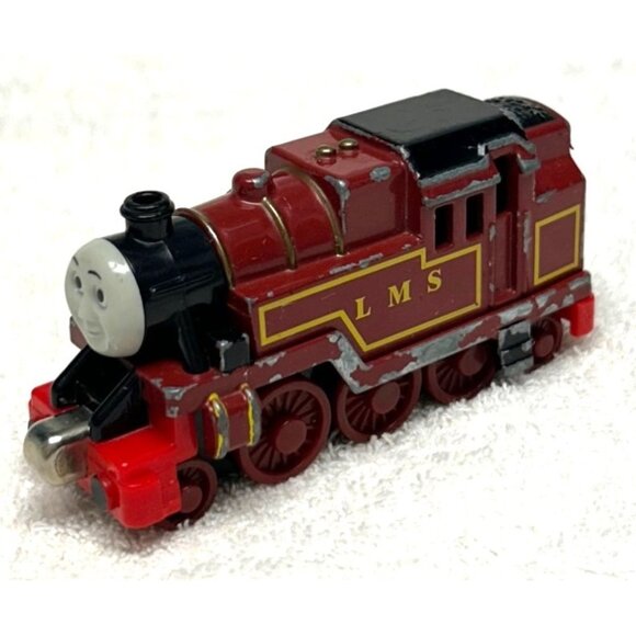 Thomas & Friends Railway Arthur Train Engine LMS Red Diecast Collectible Toy - Picture 3 of 5